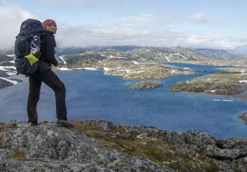 Dirk Rohrbach unterwegs auf dem Chilkoot Trail.