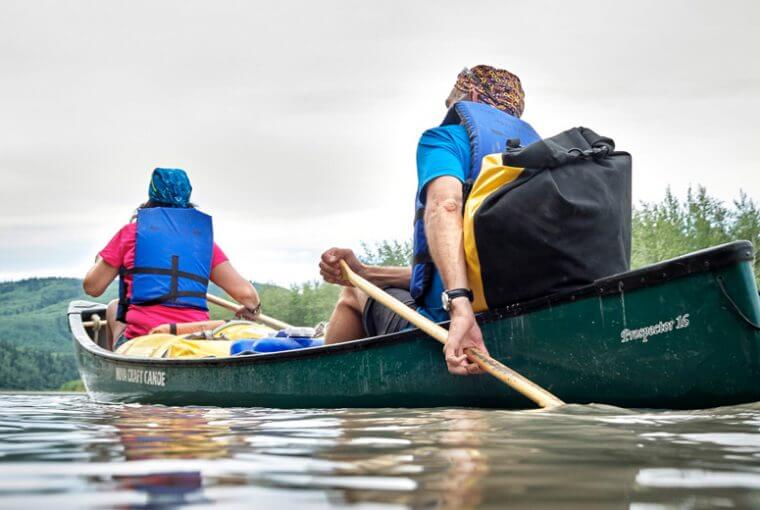 Yukon River Kanutour - Mit dem Kanu 250 Kilometer den Yukon-River entlang.