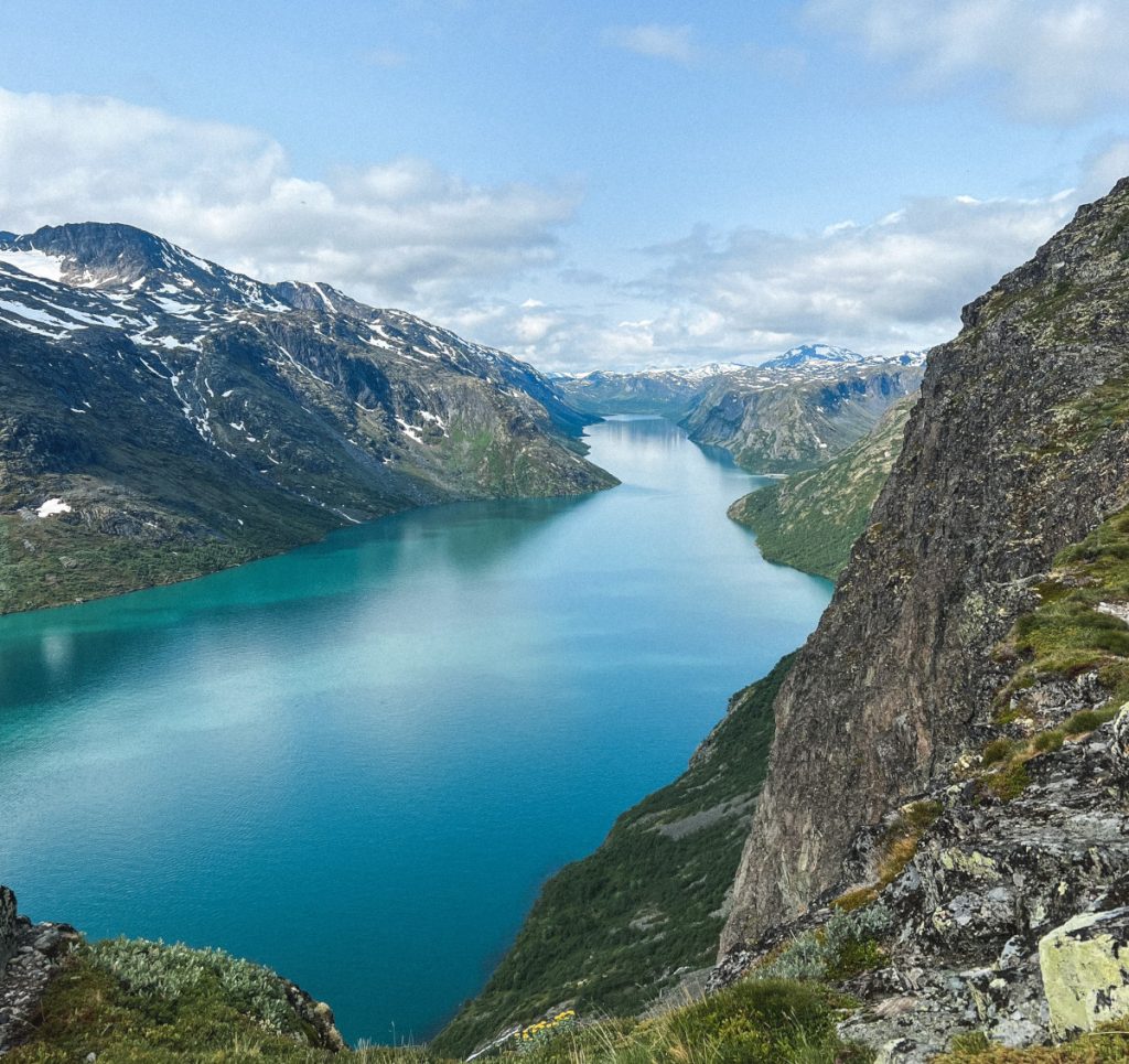 Der Gjende-See in Norwegen.